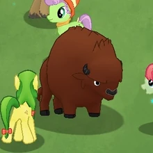 Serious Buffalo Character Image