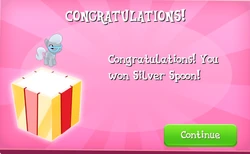 Silver Spoon won in EG