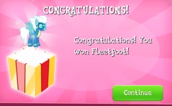 Fleetfoot won in EG