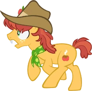 Half Baked Apple Vector