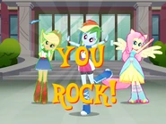”You Rock!” text