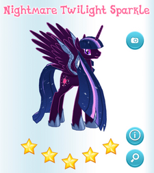 Nightmare Twilight Sparkle | The My Little Pony Gameloft Wiki | Fandom