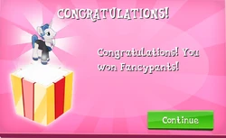 Fancypants Won in EG