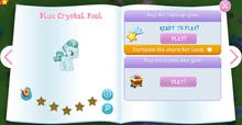 Blue Crystal Foal album