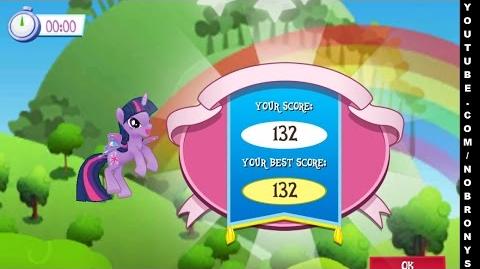 Twilight Sparkle in Clear the Skies Game, My Little Pony Friendship is Magic. MLP FiM @Gameloft