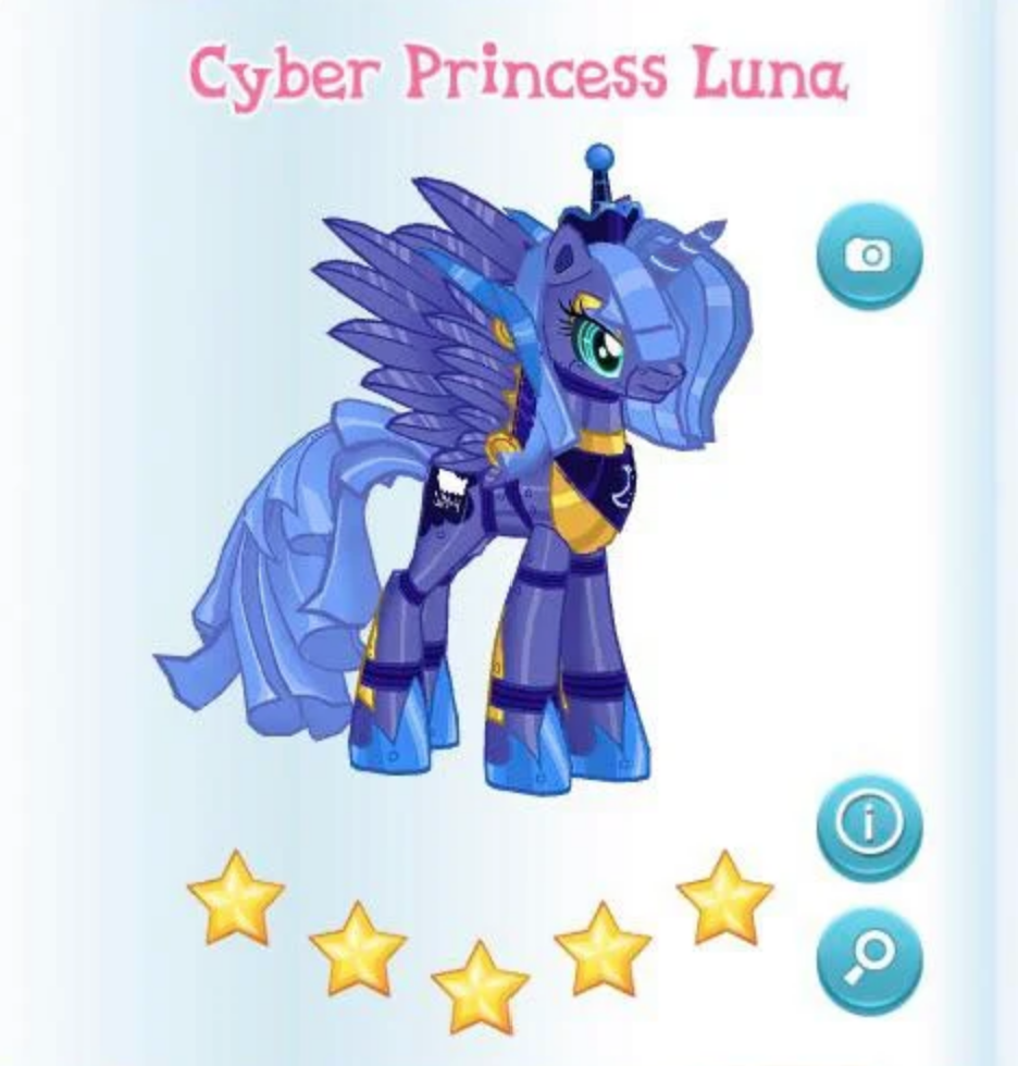 Cyber Princess Luna | The My Little Pony Gameloft Wiki | Fandom