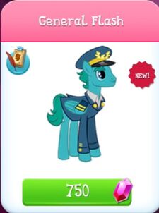 General Flash, The My Little Pony Gameloft Wiki