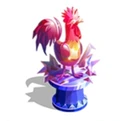 Ice Rooster Statue