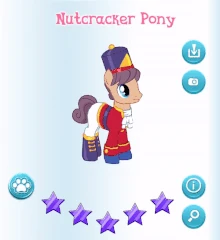 Nutcracker Pony Character 360
