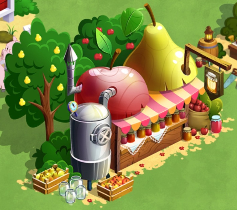 Apples 'n' Pears Stall | The My Little Pony Gameloft Wiki