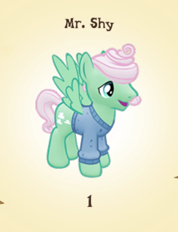 Mr. Shy | The My Little Pony Gameloft Wiki | Fandom