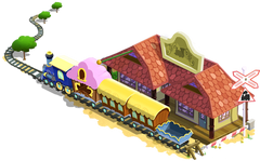 Canterlot's Train Station.