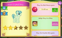 Green Crystal Pony album