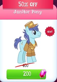 Janitor Pony Store