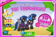 The Shadowbolts shown on a promo image as time-limited lottery prize.