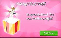 Featherweight Won in EG