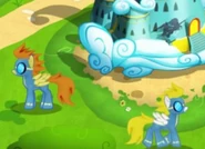 Surprise with Spitfire in an old screenshot of the game from My Little Pony Game Facebook.