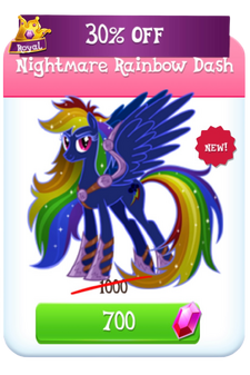 Nightmare rainbow dash discount