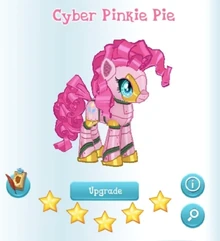 Cyber Pinkie Pie | The My Little Pony Gameloft Wiki | Fandom