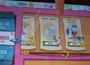 Silver Spoon and Shining Armor in the shop in the game beta presented at My Little Pony Project 2012 New York.