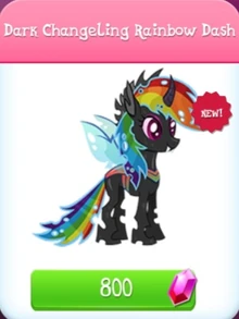 Dark Changeling Rainbow Dash Store
