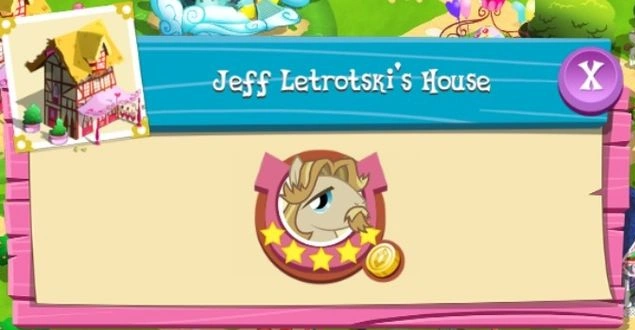 Jeff Letrotski's House | The My Little Pony Gameloft Wiki | Fandom