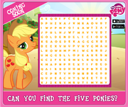 Sweet Apple Acres character wordsearch