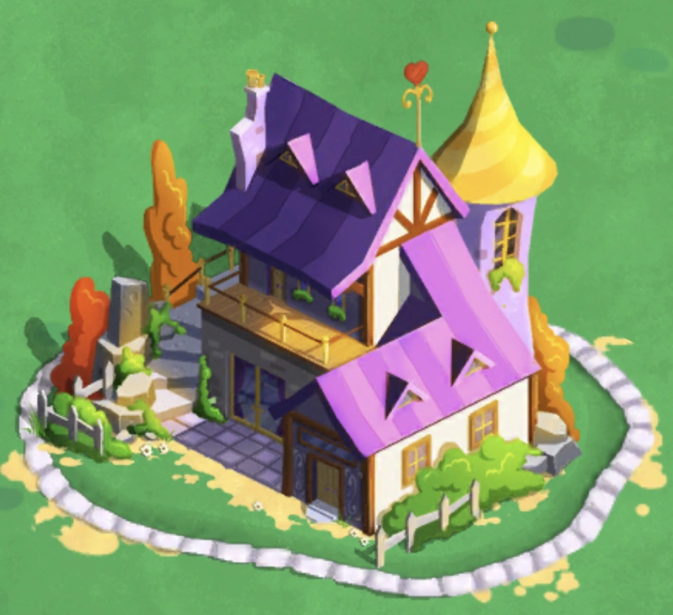 Pony's House My Little Pony Paradise Estate 1980 nearly complete WITH BOX