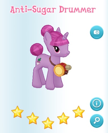 Anti-Sugar Drummer | The My Little Pony Gameloft Wiki | Fandom