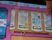 Mayor Mare, Rainbow Dash beta shop