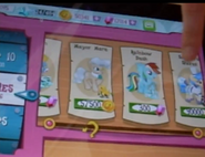 Mayor Mare and Rainbow Dash in the store in the game beta presented at My Little Pony Project 2012 New York.