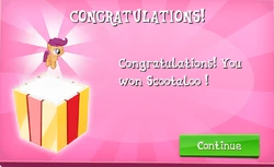 Scootaloo Won in EG