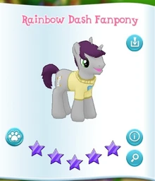 Rainbow Dash Fanpony Album