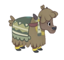 Bright-Eyed Yak Calf Character Image