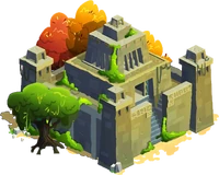 Pyramid-Shaped Temple