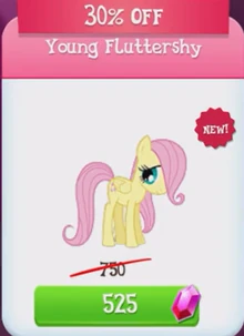 Young Fluttershy Store