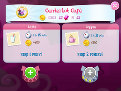 Canterlot Cafe products.