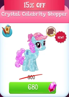 Crystal Celebrity Shopper Store