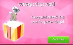 Professor Neigh Won in EG