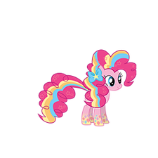 Pinkie Pie - Rainbowfied from Group Shot by CaliAzian on