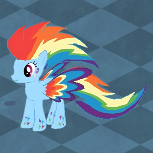 Rainbowfied Rainbow Dash | The My Little Pony Gameloft Wiki | Fandom