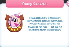 Young Cadance Description