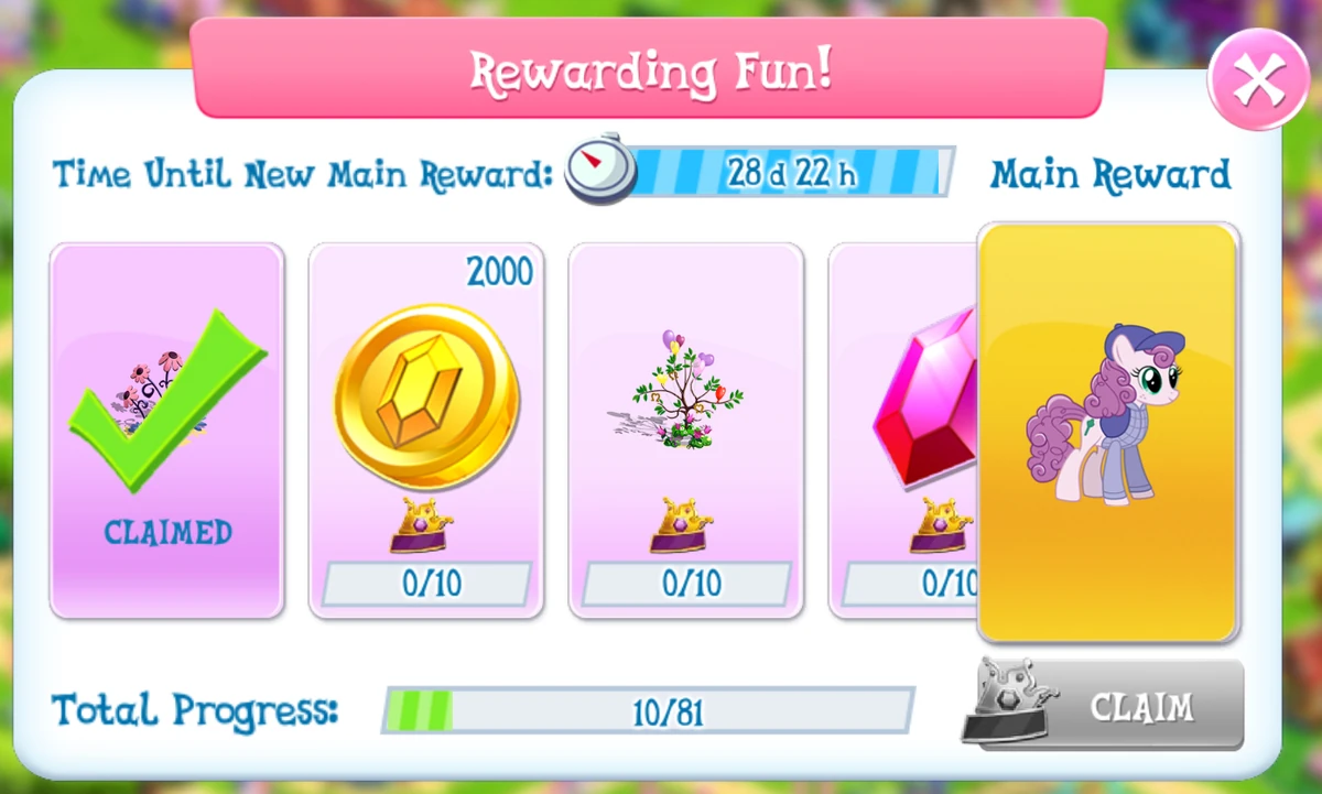 Rewarding Fun! | The My Little Pony Gameloft Wiki | Fandom