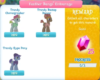 Feather Bangs' Entourage