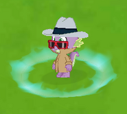 Spike's disguise during the "Molt Down" quest.