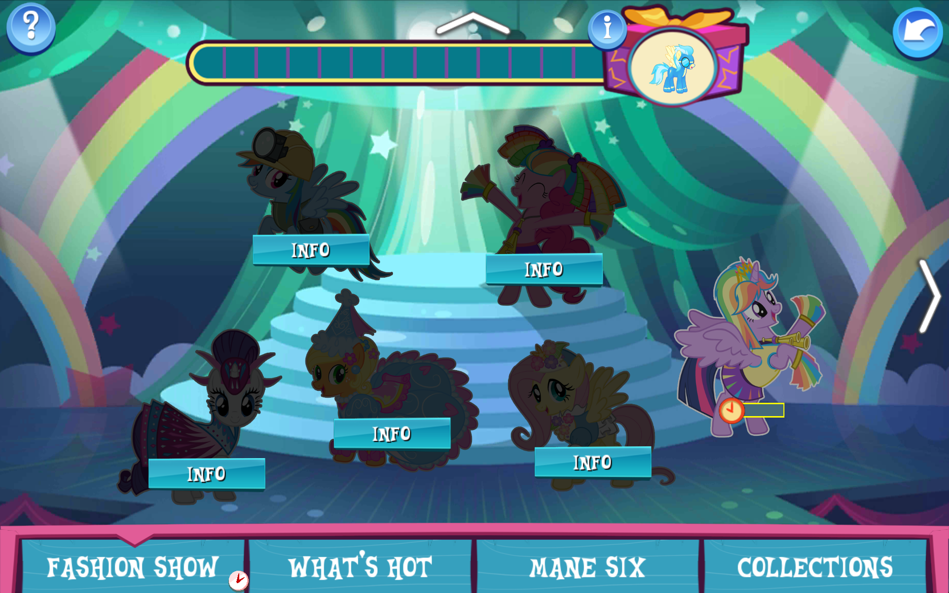 Fashion Show | The My Little Pony Gameloft Wiki | Fandom