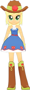 EG Applejack Outfit 3 Render