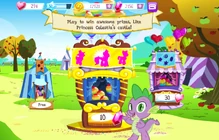 Balloon Pop options for pop: Free, Gems or Hearts (old layout).