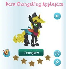 Dark Changeling Applejack Album
