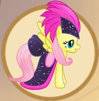 Glittershy Gown Outfit